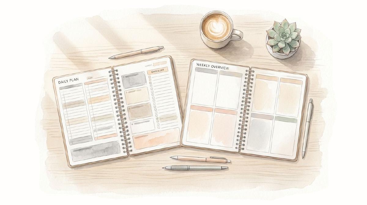 Daily vs Weekly Planner: Which One Actually Fits Your Life?