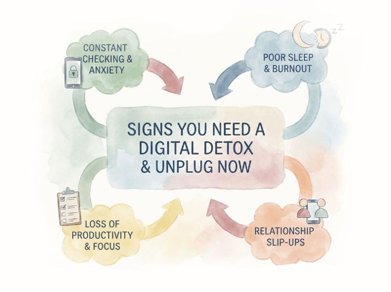 Signs You Need to Digital Detox & Unplug Now
